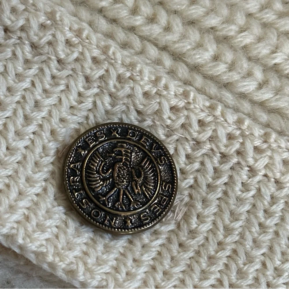 1960’s Tundra Virgin Wool Knit Cardigan fish cozy cabin aesthetic - Picture 6 of 9